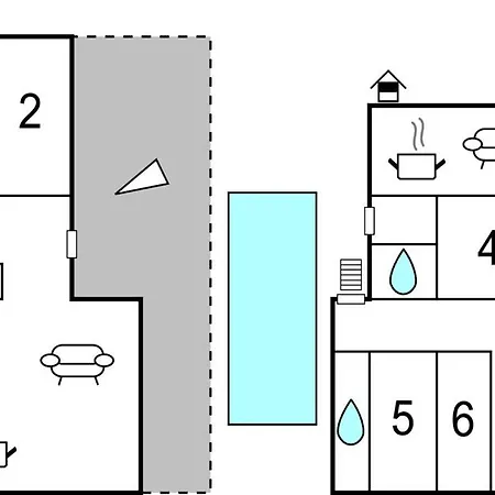Six-Bedroom Holiday Home In Rogoznica *